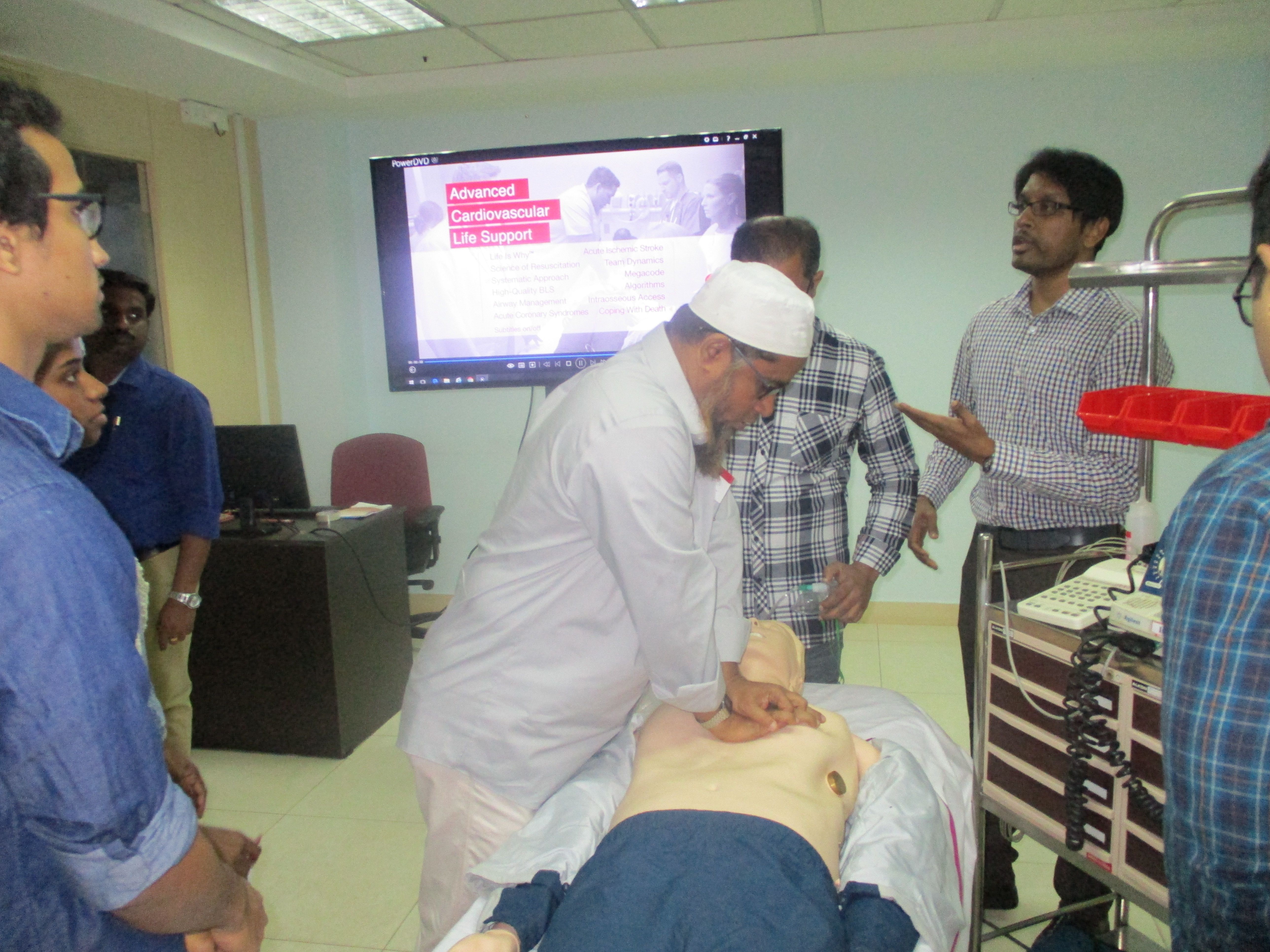 Basic Life Support & Advanced Cardiac Life Support held from 15-05-2019 to 17-05-2019 in the CIHS.