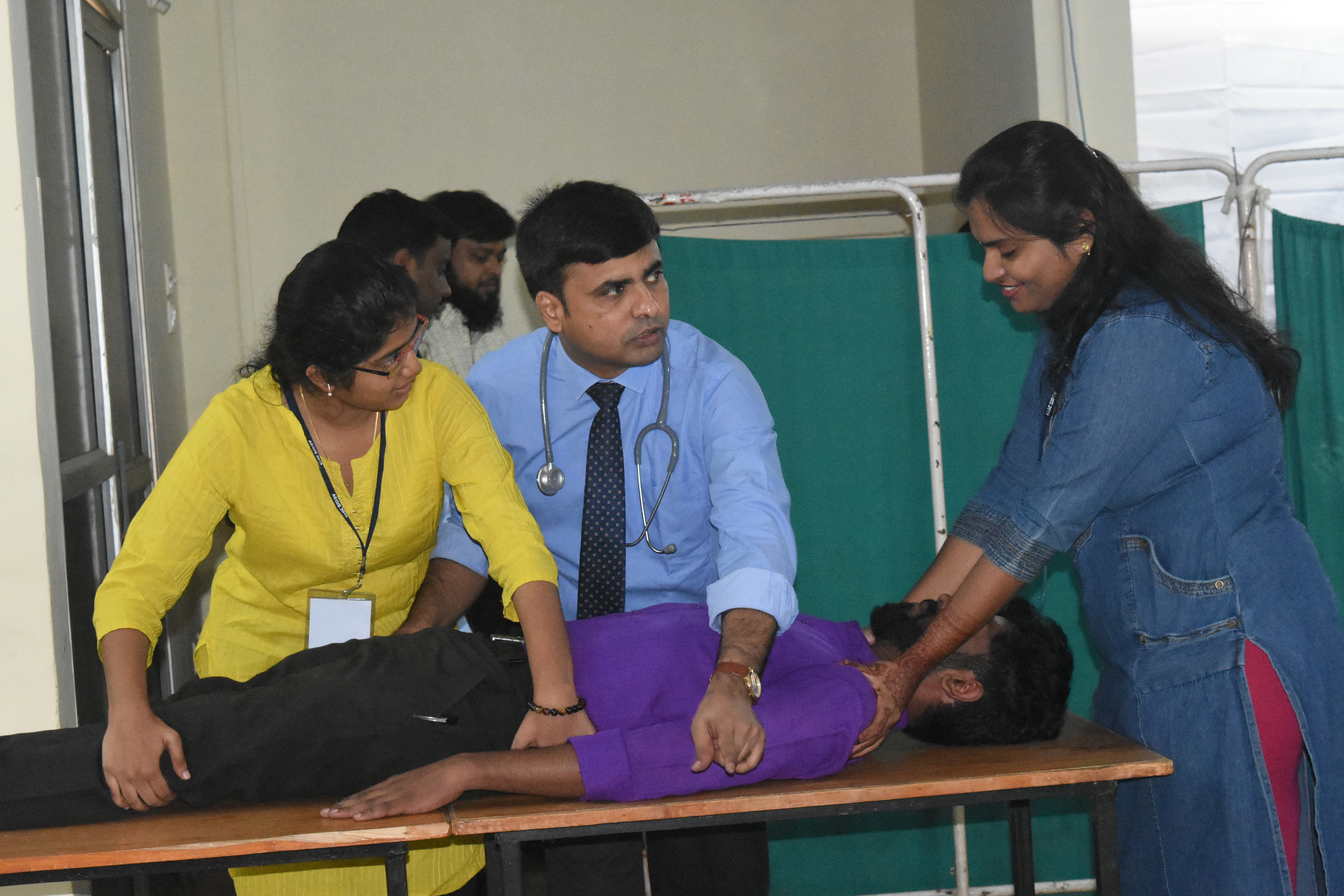 Trauma Assessment & Management work shop has held at Gandhi Medical College as part of AEGIS event. 